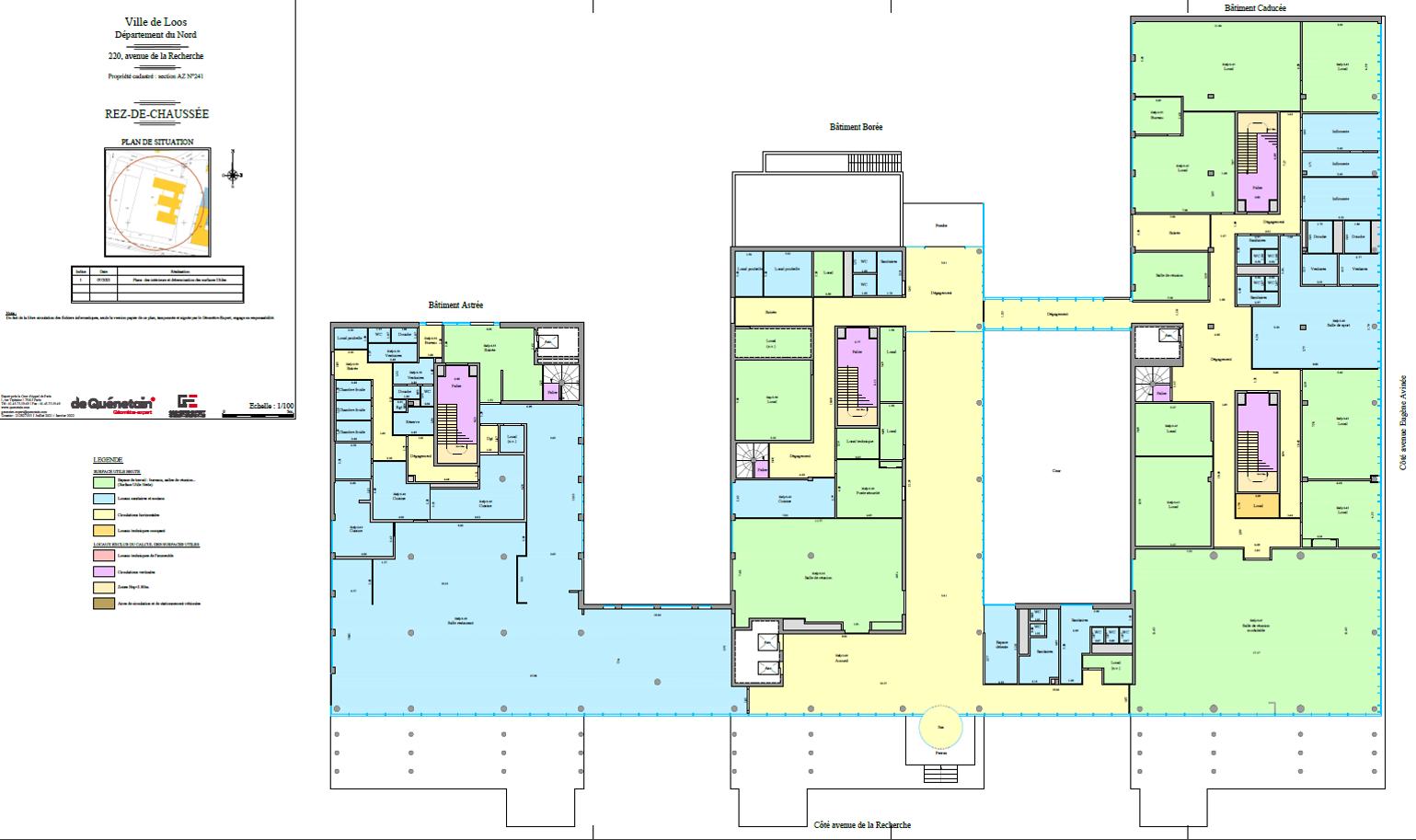 Bureau Loos 10434m² Location bureau Loos Nord OLBUR2311780 10